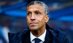 Chris Hughton, in charge of his former club Brighton