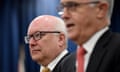 George Brandis and Malcolm Turnbull