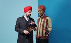 Tan Dhesi, Labour MP for Slough, and Democratic Congresswoman Ilhan Omar