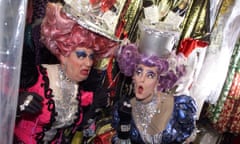 The Ugly Sisters from a production of the pantomime Cinderella