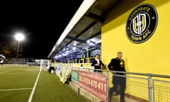 Fans at Harrogate's Wetherby Road Stadium