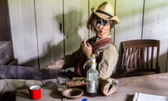 An animatronic cowboy in Japan’s Western Village.