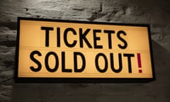 Tickets Sold Out sign
