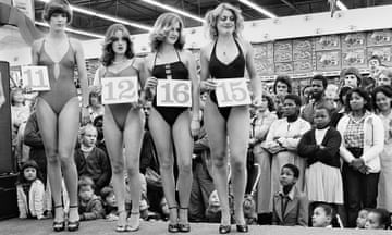 David Goldblatt’s shot of the semi-final of a Miss Lovely Legs Competition in 1980. Photograph: David Goldblatt