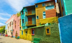 Caminito neighbourhood in Buenos Aires. 