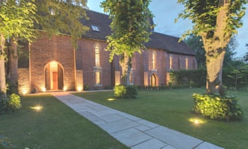 Surreal estate: Converted church in Blackmore End, Braintree, Essex.