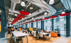 LSE Centre Building’s teaching and learning 'commons'.