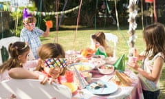 A children’s birthday party. ‘Babies are so undiscerning, you could simply walk around until you found another baby’s birthday party in the park and join in.’ 