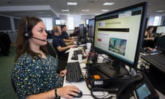 The University of Sheffield’s clearing call centre.