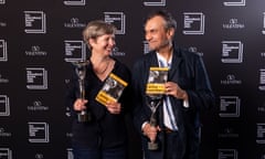 Jenny Erpenbeck and Michael Hofmann at the International Booker prize ceremony at Tate Modern.