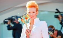 Swinton at Venice film festival, 2020.