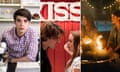 Teen movies on Netflix composite : Alex Strangelove, Dude, The Kissing Booth