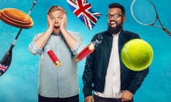 New skills aplenty ... Rob &amp; Romesh vs Team GB, Sky One.