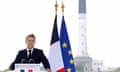 Emmanuel Macron at the Croix du Souvenir monument to commemorate General de Gaulle's Appeal of June 18th, Ile de Sein, France - 18 Jun 2024<br>Mandatory Credit: Photo by Lemouton/Bestimage/SIPA/REX/Shutterstock (14546412p) The French President Emmanuel Macron visits the ? at ?®le de Sein as part of the commemorations of the 84th anniversary of the ? ? Call of 18 June 1940, Ile de Sein, Department of Finistere, France, on 18 June 2024. French President Emmanuel Macron following a ceremony at the Croix du Souvenir monument to commemorate General de Gaulle's World War II "Appeal of June 18" (Appeal of June 18th), on the island of Ile-de-Sein, on France's western coast of Brittany, on June 18, 2024. Emmanuel Macron at the Croix du Souvenir monument to commemorate General de Gaulle's Appeal of June 18th, Ile de Sein, France - 18 Jun 2024