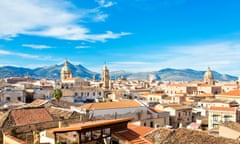 Palermo<br>Panorama of the city of Palermo, view of the old town