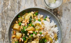 Meera Sodha's leek, potato and cashew nut curry.