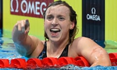 Katie Ledecky: ‘It’s pretty wild because I feel like just yesterday I was in Barcelona at my first worlds’