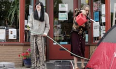 Portlandia - 2012<br>No Merchandising. Editorial Use Only. No Book Cover Usage Mandatory Credit: Photo by c.IFC Films/Everett / Rex Features (1579881h) PORTLANDIA, (from left): Carrie Brownstein, Fred Armisen, 'Toni &amp; Candace (skit)', (Season 2, ep. 206, airing Feb. 10, 2012) Portlandia - 2012