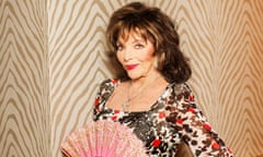 Dame Joan Collins photographed at her London home, June 2023.