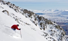 Skiing on the Glencoe Mountain Range