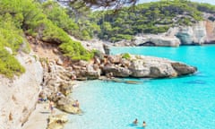 Cala Mitjana, Menorca, Balearic Islands, Spain.