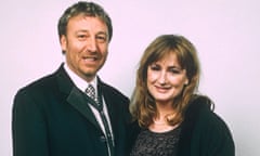 Peter Hook and Caroline Aherne