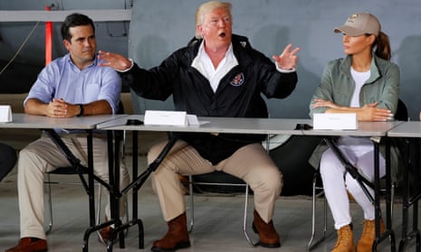 'You've thrown our budget a little out of whack', Trump tells Puerto Rico – video