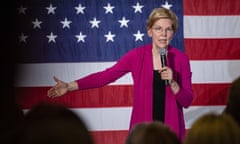 Elizabeth Warren campaign event, West Des Moines, USA - 29 Mar 2019<br>Mandatory Credit: Photo by KC McGinnis/ZUMA Wire/REX/Shutterstock (10182104b) Senator Elizabeth Warren (D-MA) speaks to reporters after a campaign event at NOAH’S Event Venue in West Des Moines, Iowa on Friday, March 29, 2019. Elizabeth Warren campaign event, West Des Moines, USA - 29 Mar 2019