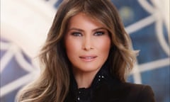 Pure X Factor circa 2007 ... the official White House portrait of Melania Trump.