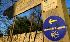 St James Way footpath sign