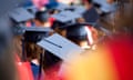 Graduates in mortar boards