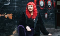 Welsh Language Music Day celebrates all forms of Welsh Language music on the 7th February 2020. Hollie Singer, a member of the band, Adwaith, poses in the iconic music venue, Clwb Ifor Bach, in Cardiff, UK.