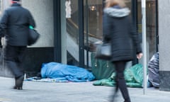 homeless people who sleep on the street in Birmingham