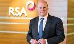 RSA chief executive Stephen Hester said Brexit is providing a boost as the plunging pound helps offset ‘otherwise challenging’ trading.