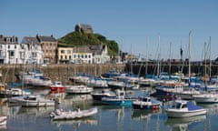 A view across the harbour of Ilfracombe in north Devon, where house prices have risen 52% since 2021.