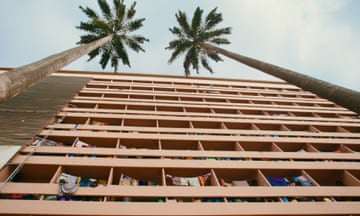 Film still of Unity Hall, Knust, Kumasi by John Owuso Addo and Miro Marasović as seen in Tropical Modernism at the V&A.
