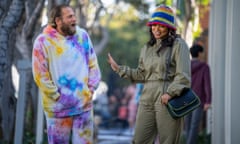 Jonah Hill and Lauren London in You People.