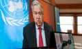 UN secretary-general António Guterres