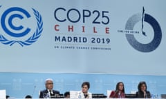 COP25’s executive leaders attended the closing plenary session of the conference in Madrid on Sunday.