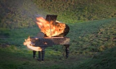 Douglas Gordon’s burning piano