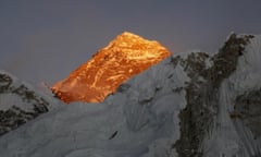 Mount Everest, photographed in November 2015.