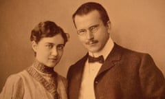 Emma and Carl at the time of their visit to Vienna. 
Carl a penniless doctor, married Emma, one of the richest heiresses in Switzerland, in 1903 - the start of a long and complex marriage