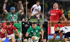 Tadhg Beirne, Freddie Steward, Tommy Reffell, Rodrigo Fernández, Peter O’Mahony and Davit Niniashvili.