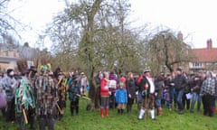 Traditional wassailing in South Oxfordshire