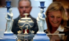 Three items of pottery in the Wedgwood Museum