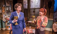 Played with aplomb … Maureen Lipman as Lotte and Felicity Kendal at Lettice in Trevor Nun’s production of Lettice and Lovage.