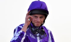 Ryan Moore gestures after winning the UAE Derby on Mendelssohn