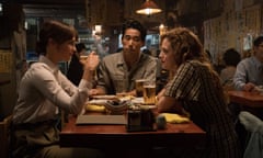 Interesting and startling … Alicia Vikander, Naoki Kobayashi and Riley Keough in Earthquake Bird.