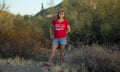 Christine Marsh, an educator and candidate for Arizona state senate, in the Phoenix Mountain preserve.