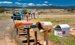 A number of rural postboxes